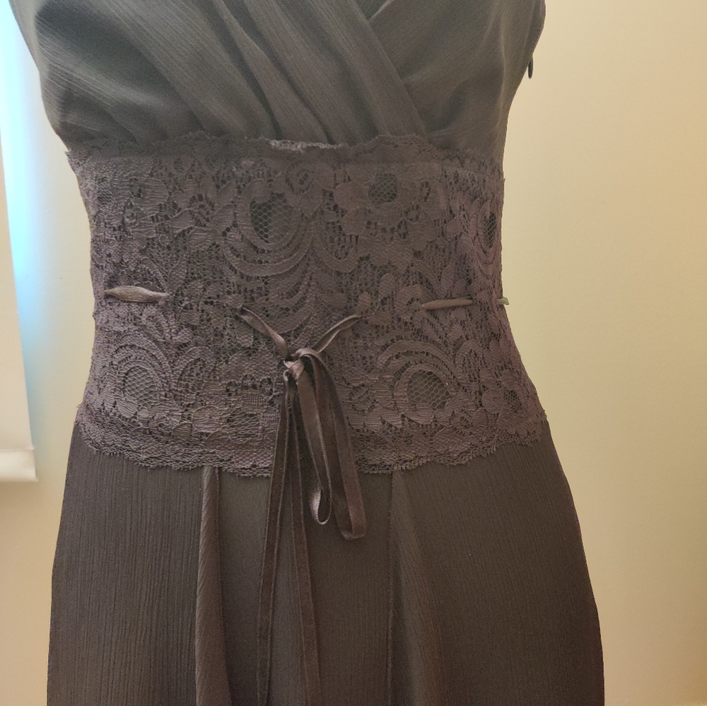 Beautiful Lacy Chiffon dress by ESPRIT EUC Size S - Picture 5 of 7